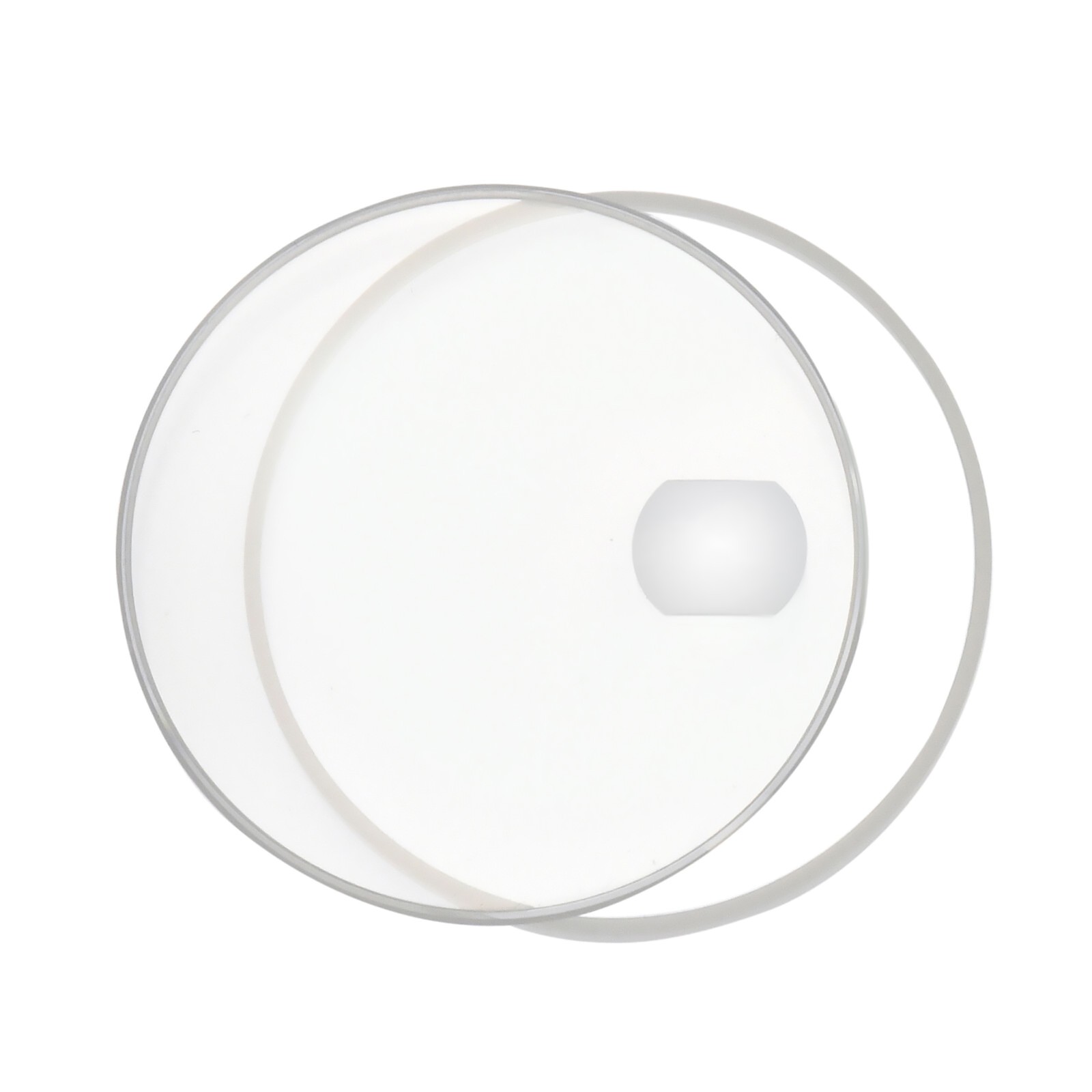 Sapphire Watch Glass Crystal with Calendar Window & Gasket For 116610 40mm Parts