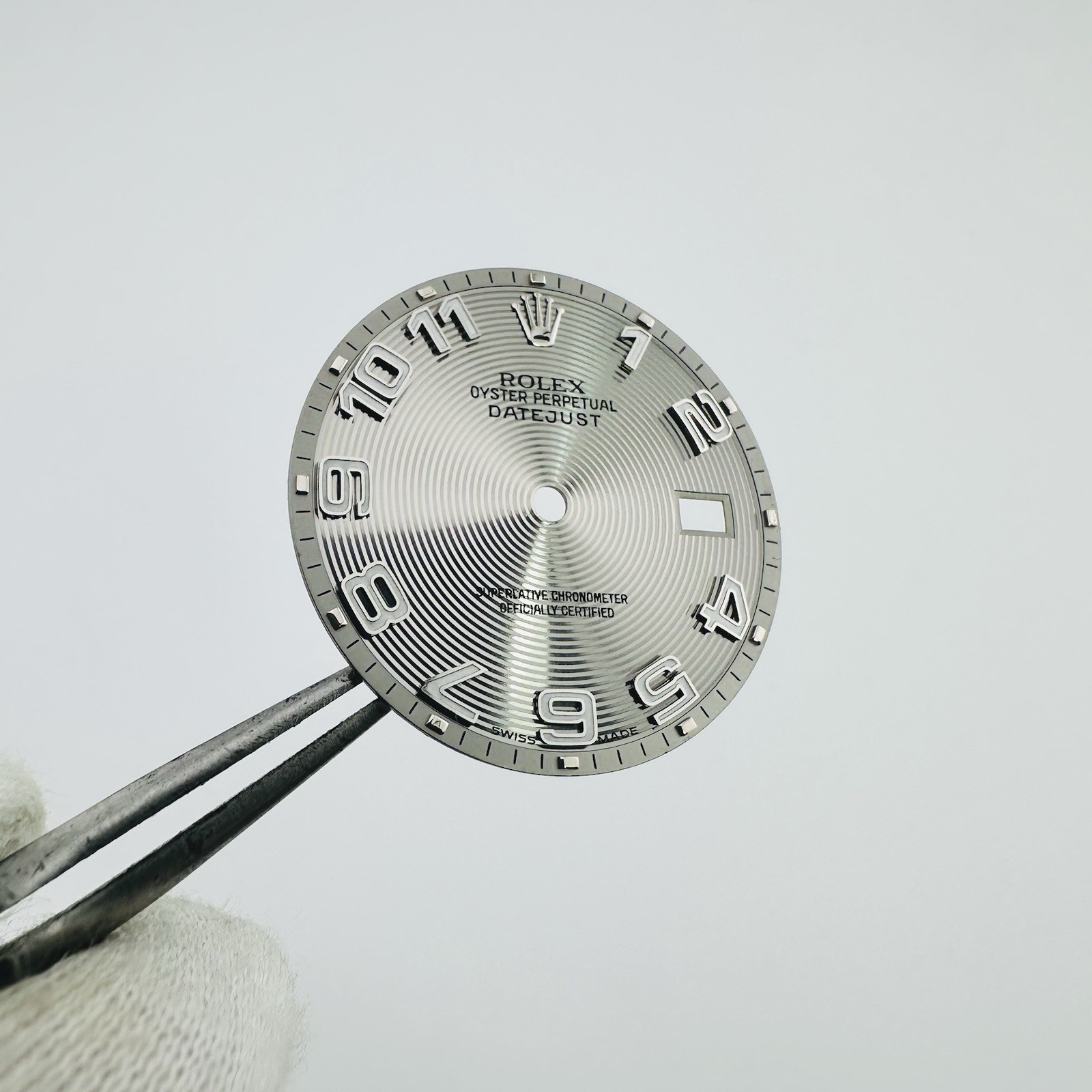 EXC Rolex Silver Concentric Arabic Dial 36mm Datejust 16030 16014 16220 16234