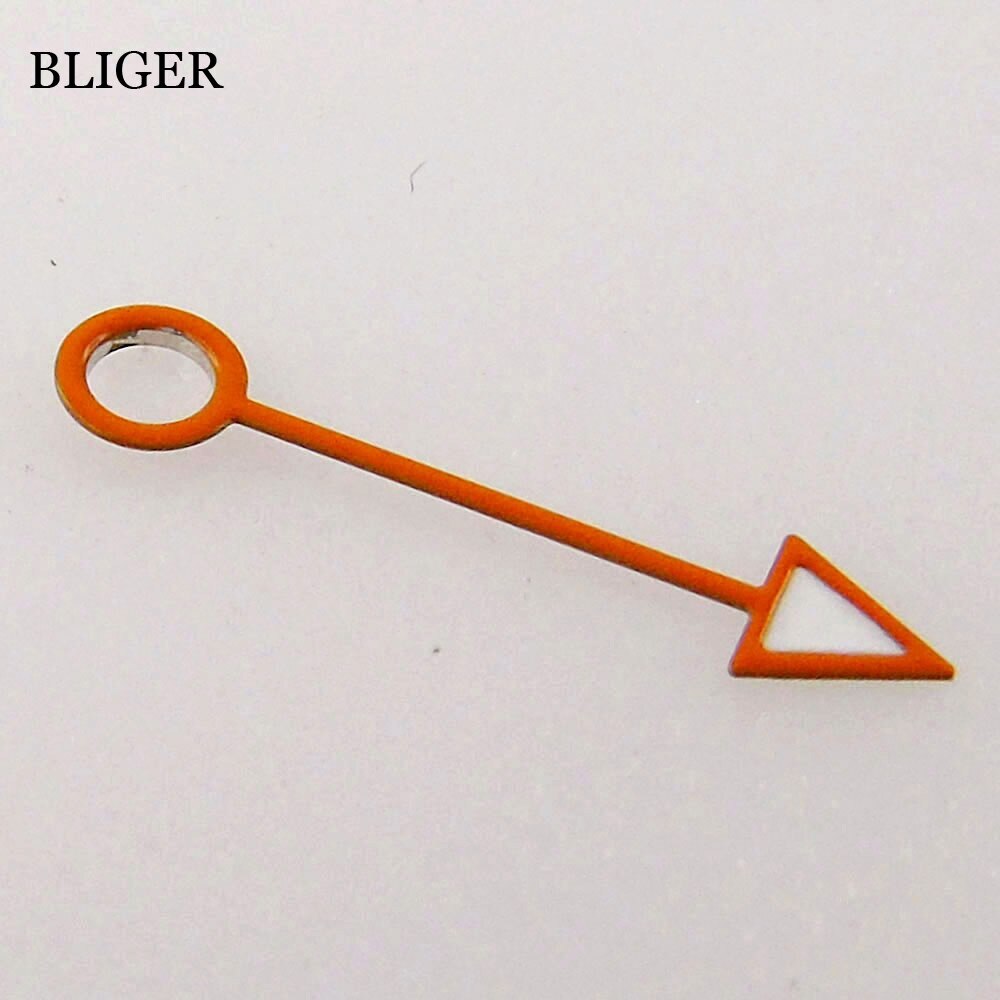 BLIGER 29mm Black NH34 GMT Watch Dial Luminous Index Fit NH34A Movement Parts