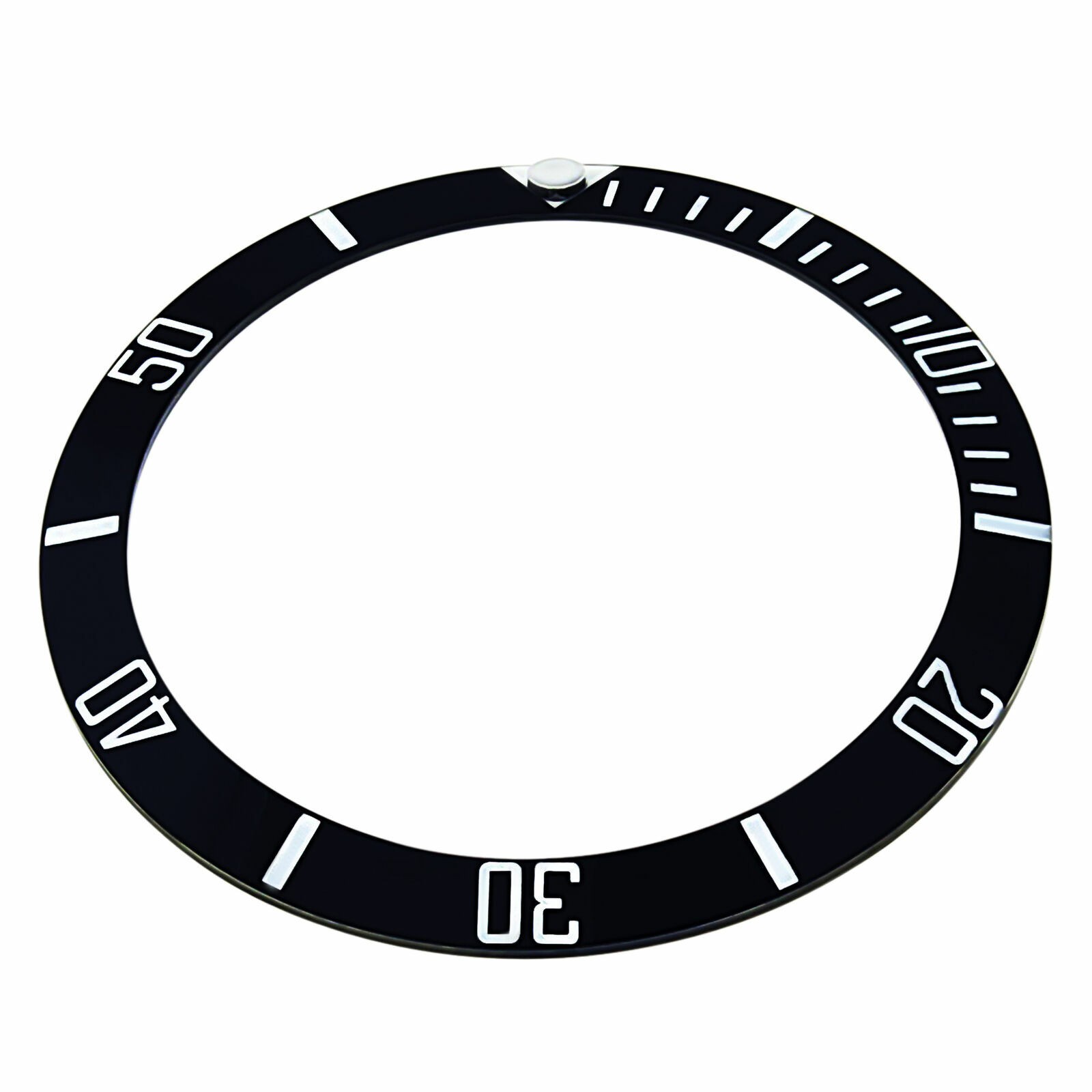 Black Ceramic Submariner Bezel Insert Sapphire Model Fits Rolex 16610V, 16610LV