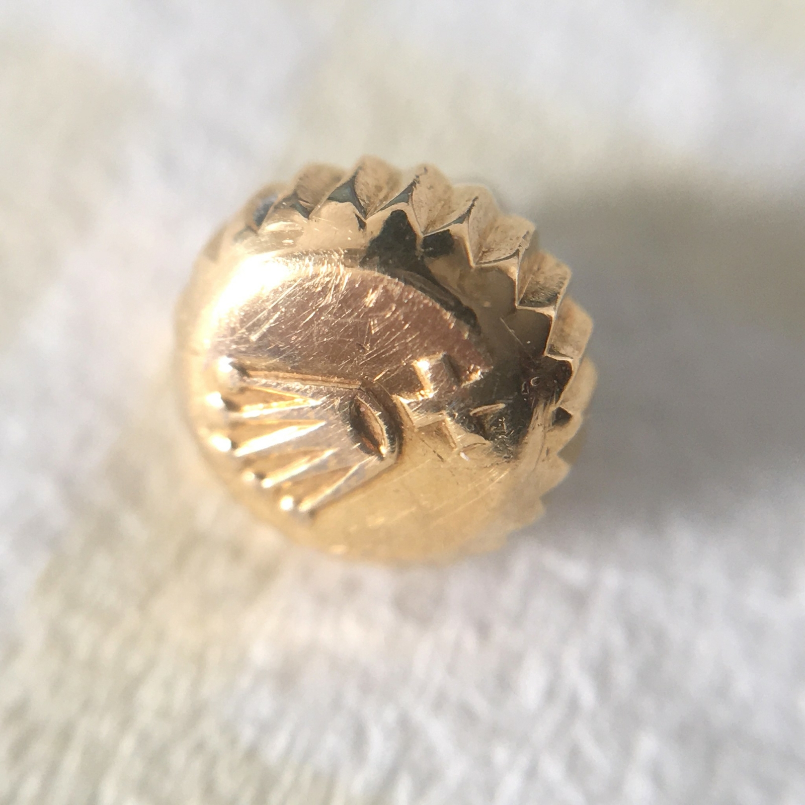 ROLEX BIG BUBBLE OVETTONE 18KT YELLOW GOLD CROSS CROWN 100% GENUINE #W1003