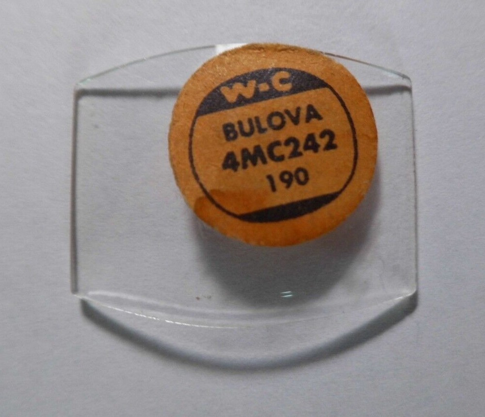WC (Watch Craft) Glass Wristwatch Crystals- Bulova Lot# 215
