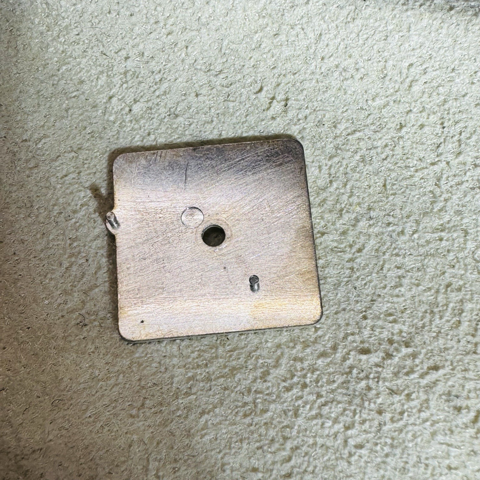 Cartier Panthere Small Square White Dial Part for Repair 13.5×13.3mm