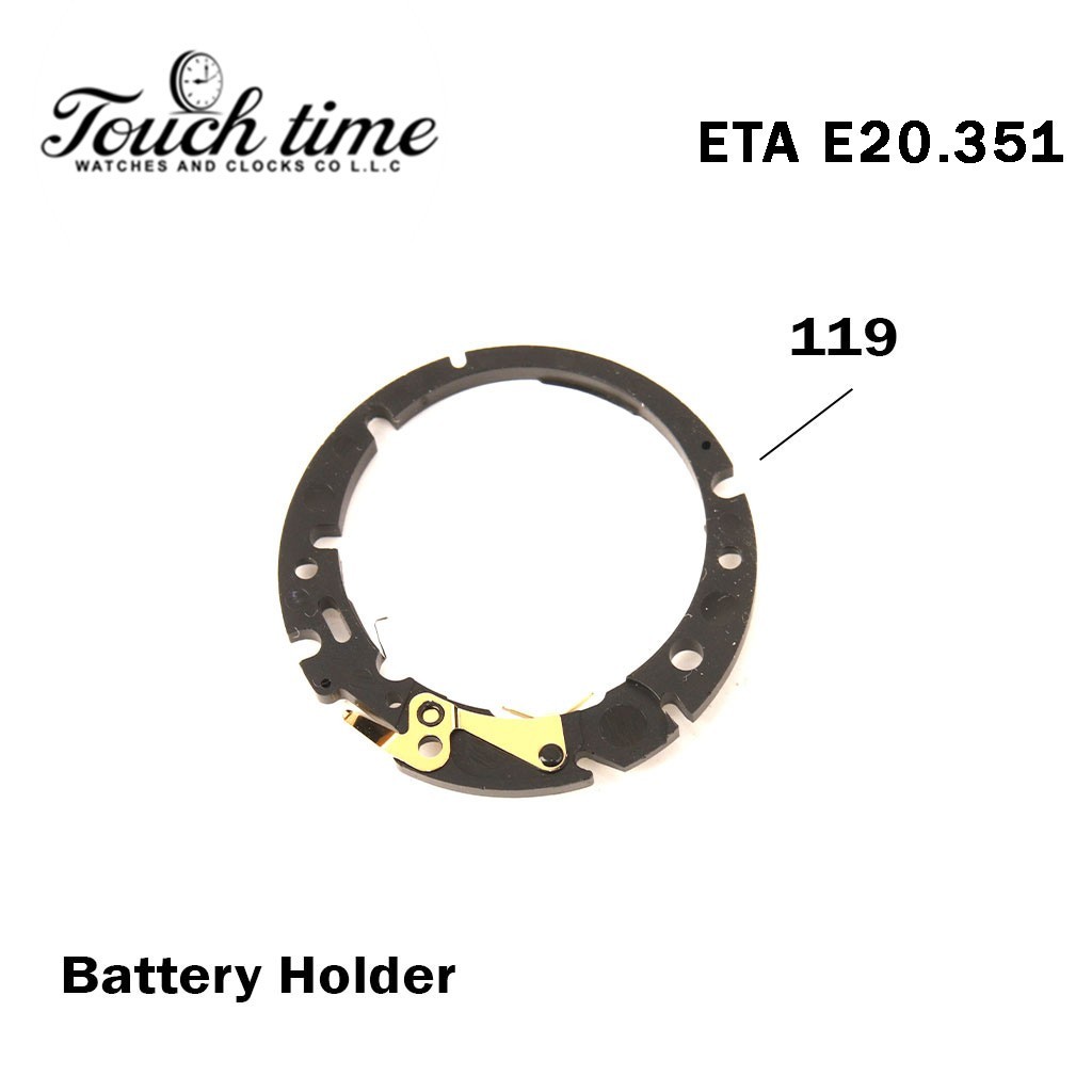 Batter Holder For Movement ETA E20.351-Swiss Made-Electronic Module-Part No.119.