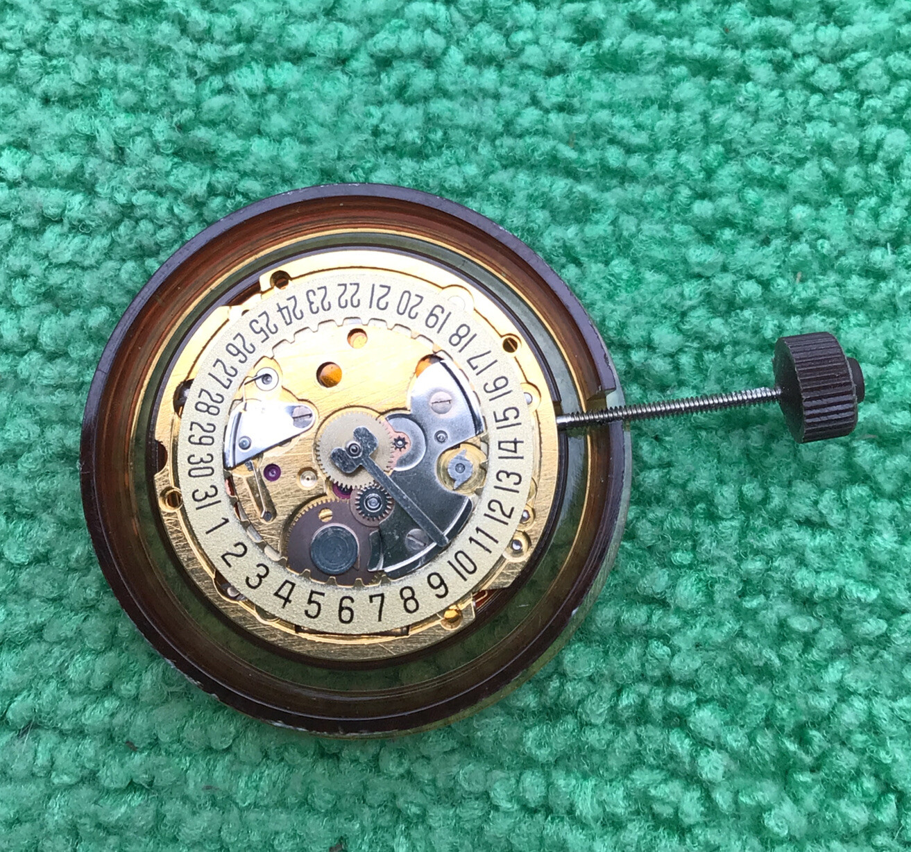Harley Ronda 7875 Watch Movement, Date At 6, NOS