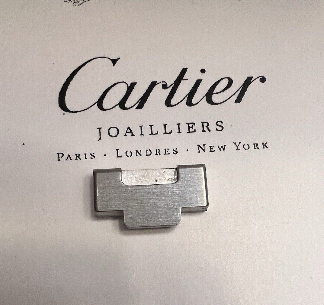 Cartier Watch Link Santos Stainless Steel 16mm NEW UNUSED COMPLETE Swiss Made