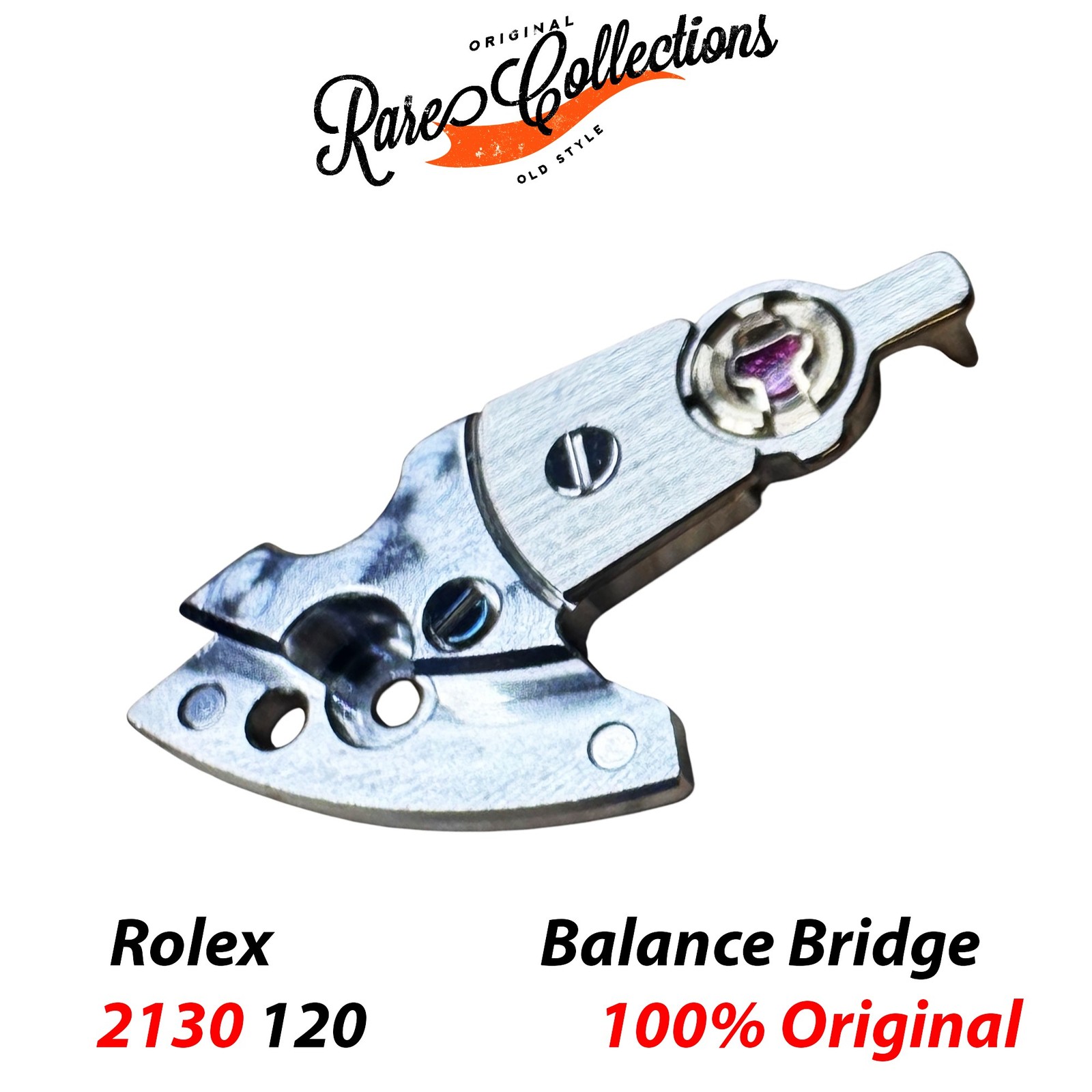 NEW New Rolex 2130-120 Balance Bridge Barbell Bridge
