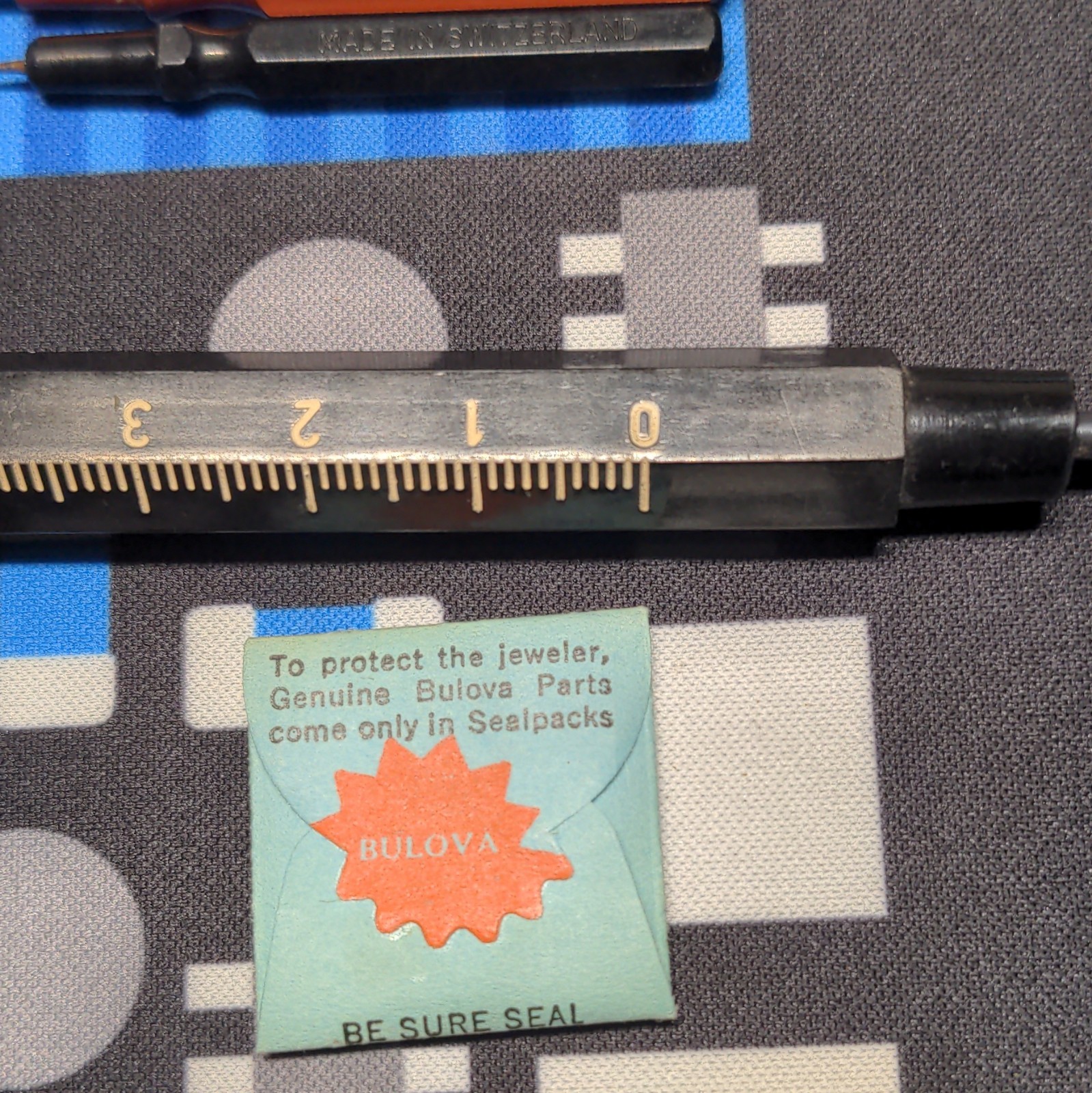 Bulova 1 Hour Wheel for 8AE #7E Standardized Parts. NOS