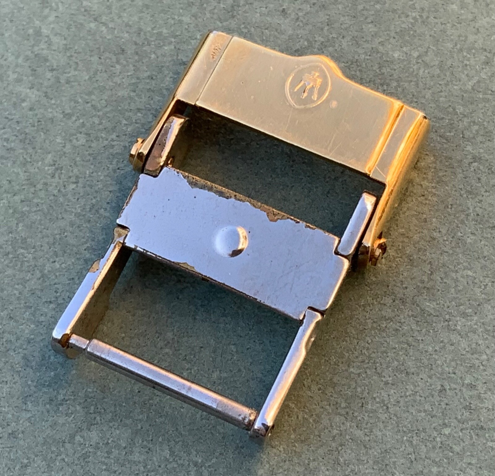 MASERATI Genuine Gold Plated Gold Plated 16mm Deployant Buckle