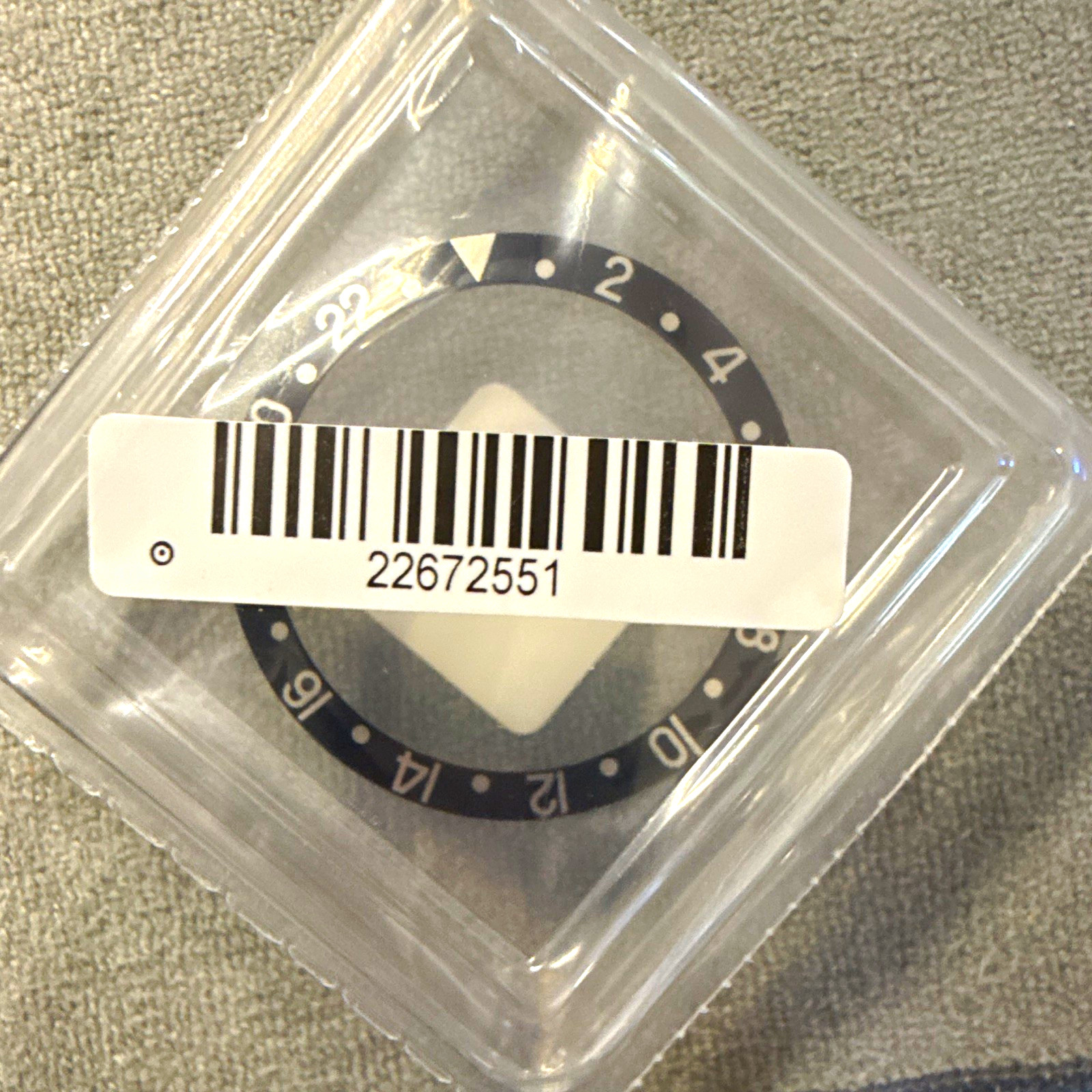 Rolex 16700 Black Aluminum Bezel Insert for Rolex Watch B315-16700-11-A1