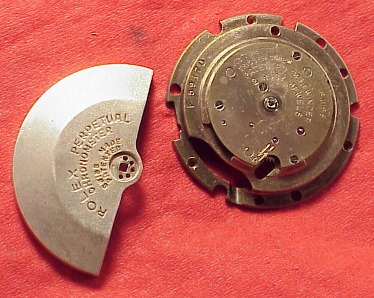 Rolex Bubbleback Wristwatch ROTOR FRAME INSIDES REVEALED 520-620-630-635-645