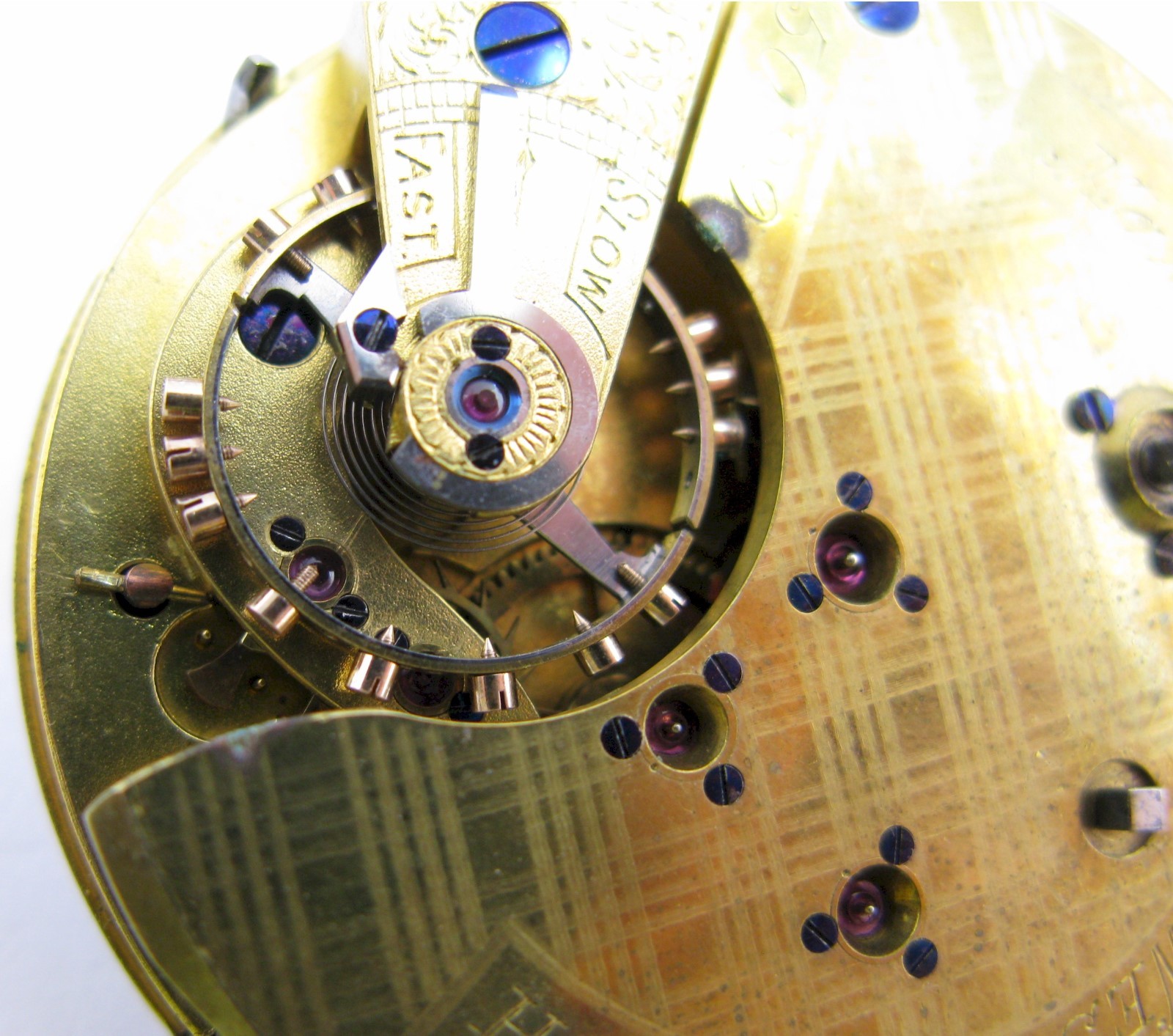 Experimental Pocket stop Watch Edwards West Bromwich Key Wind & Set dia: 48.2 mm