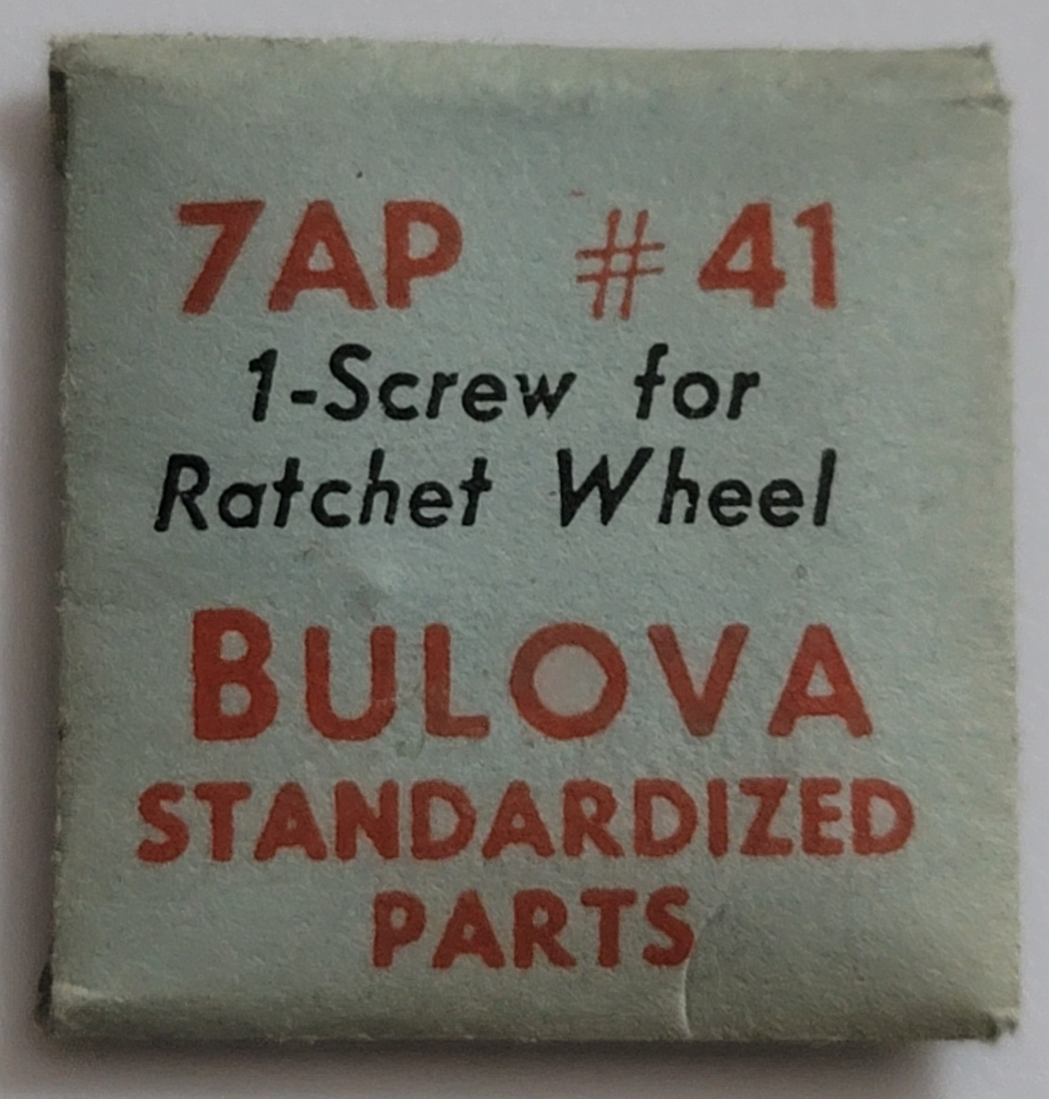 SB3: Genuine Bulova Watch Parts | Calibers 6AH-11AC | Ratchet Wheel Screw #41
