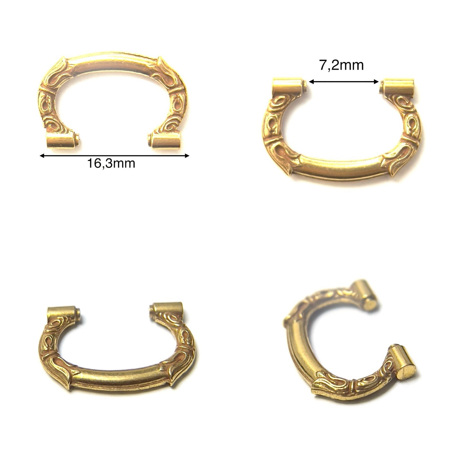 Pocket Watch Rings 16.3Mm Wide 7.2Mm Inner