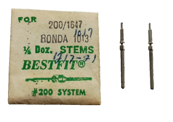 Ronda 1013 Winding Stem 35MM O/A TAP 6 Watch Part #200/1647F (2-pack) “SEE LIST”