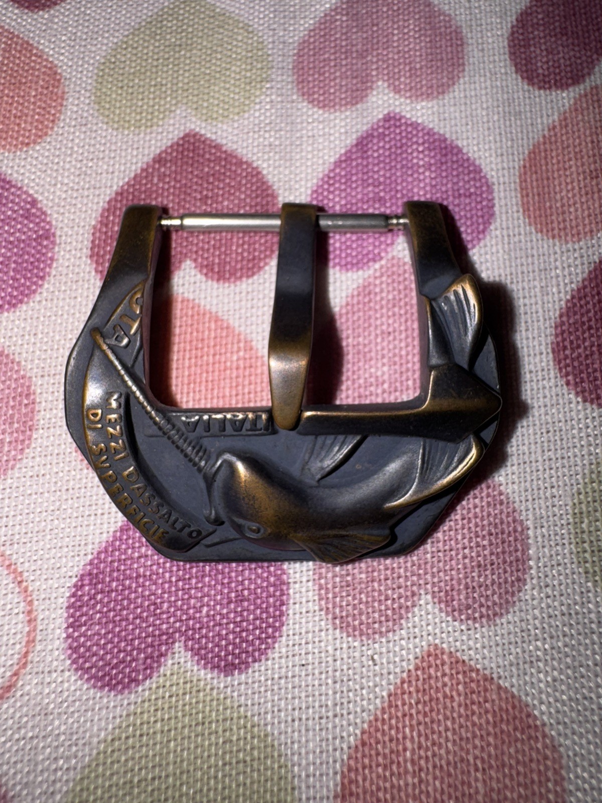 Tenth Flotilla MAS Bronze Buckle 22mm