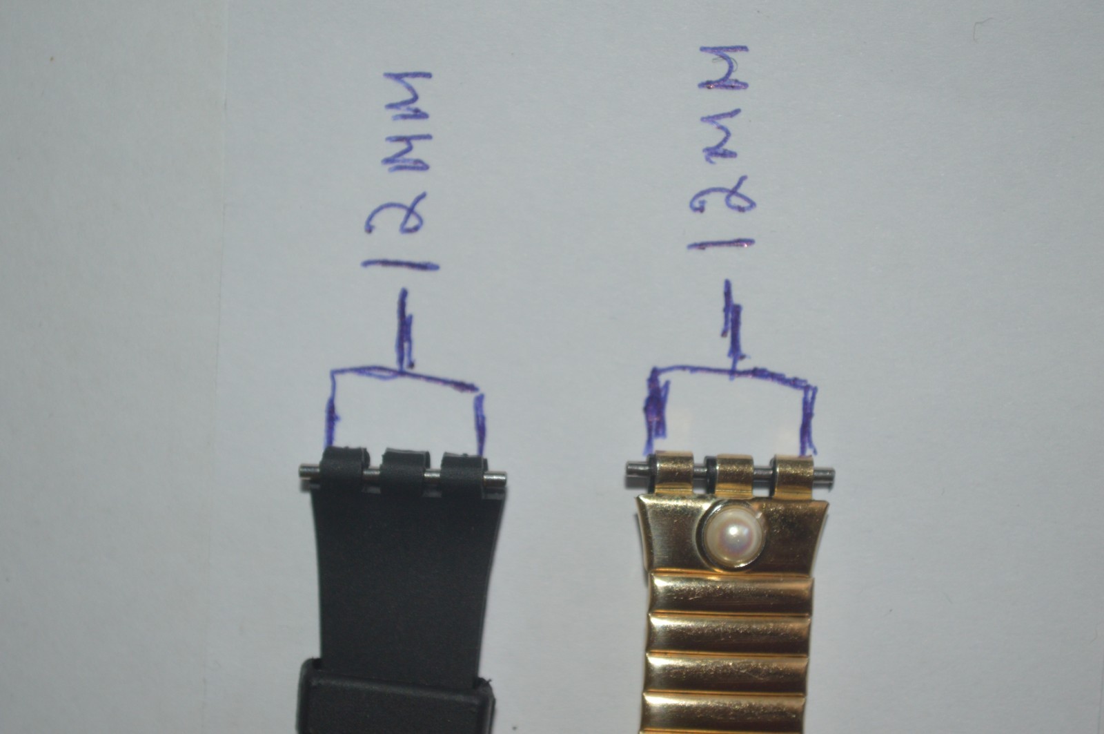 Swatch Watch 10 Metal Pins 5 For 17mm Straps 5 for 12mm Swatch Watch Circa 1990s