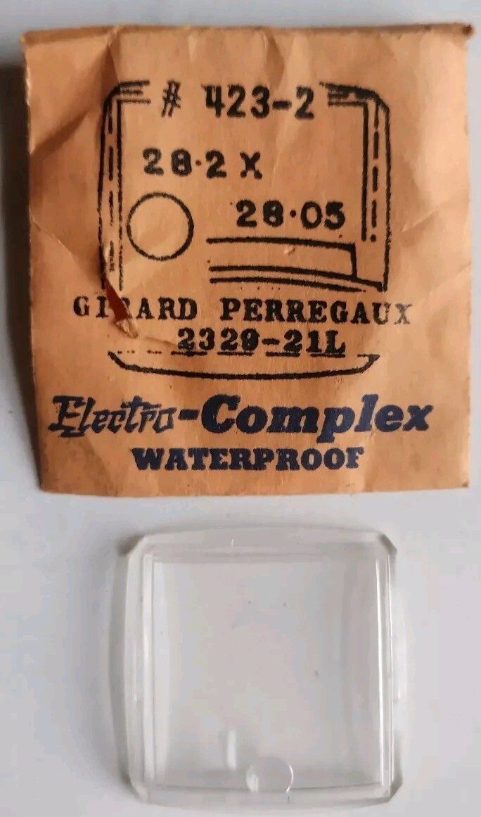 Wristwatch Crystal for Girard Perregaux # RMY 423-2 Electro Complex Calendar W/P