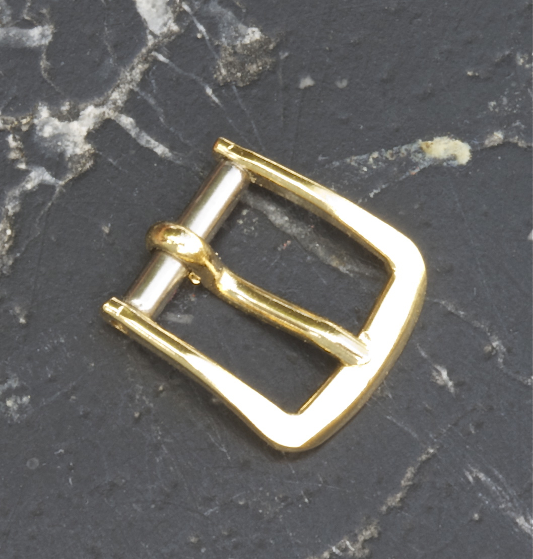 Ladies vintage gold-tone 8.5mm opening watch buckle New Old Stock