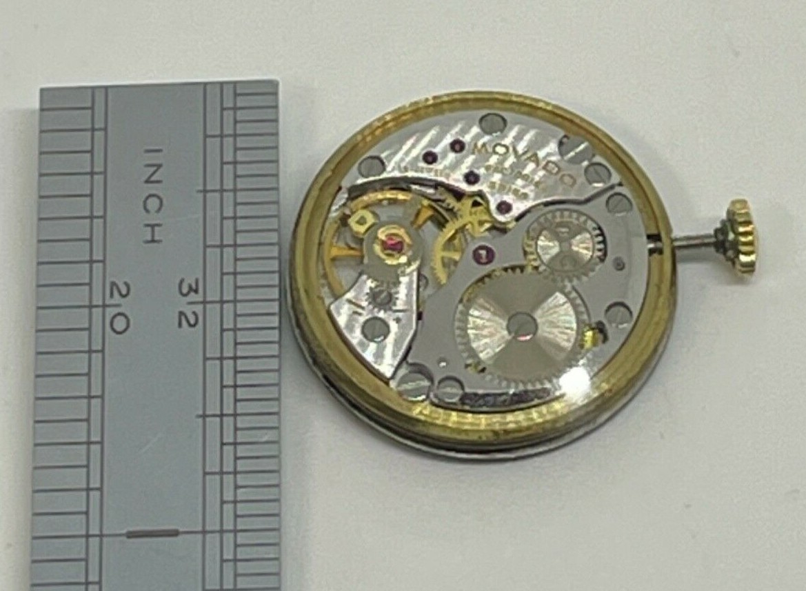 MOVADO MOVEMENT TIGERS EYE DIAL Swiss 19 Jewels
