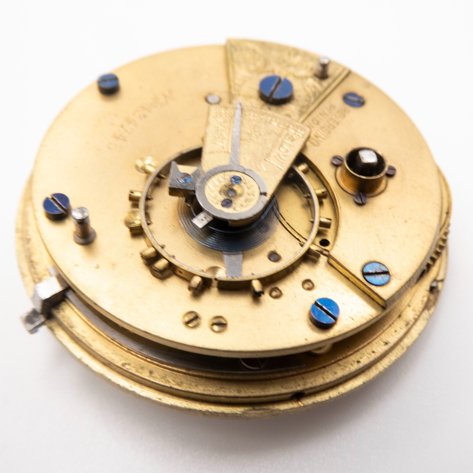 John Forrest of London 44.9 x 14.5 mm Key Wind Antique Pocket Watch Movement