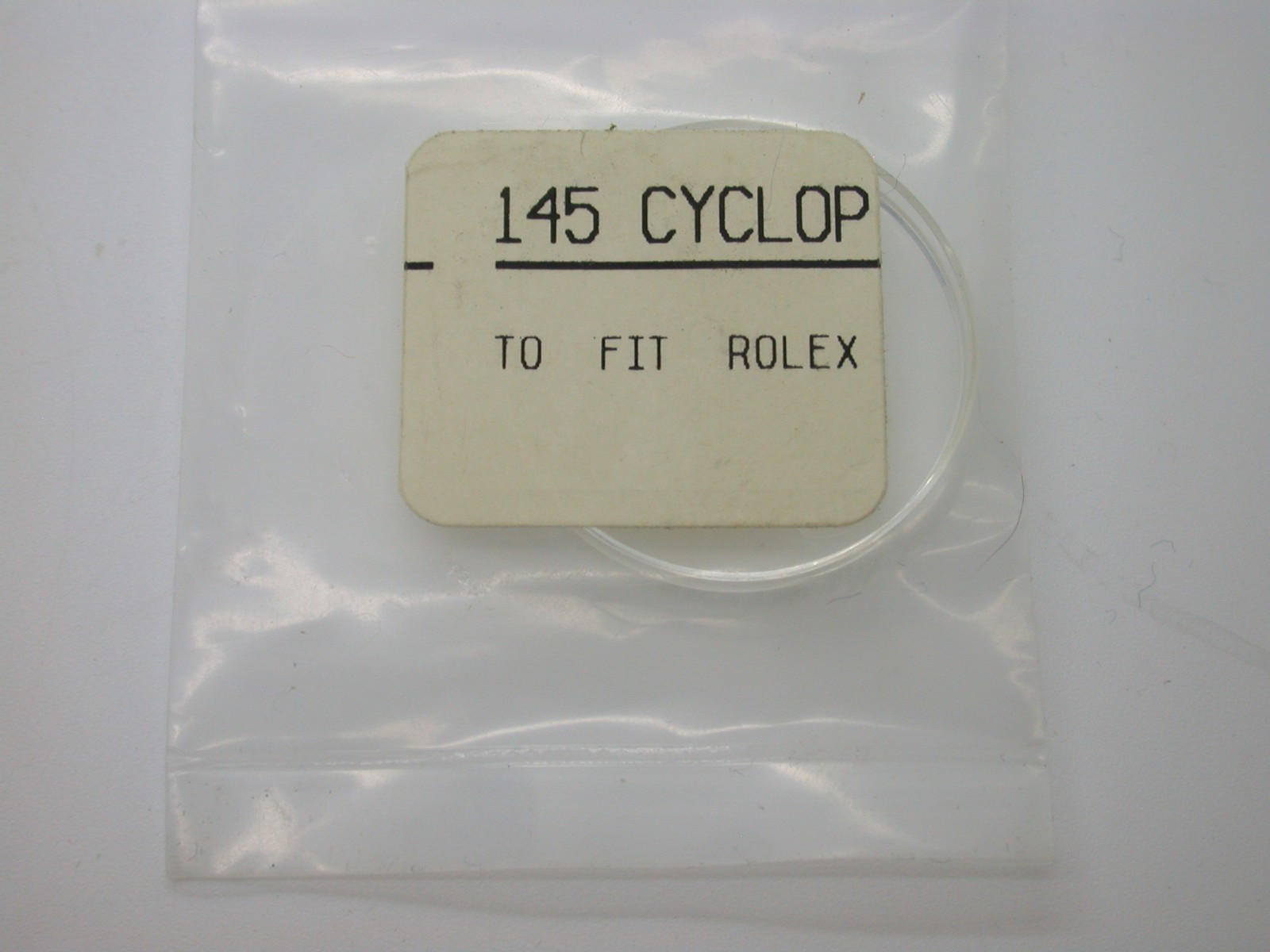Generic Rolex Swiss Made Plastic 25-145 Crystal Watch Repair Parts (145 Cyclop)