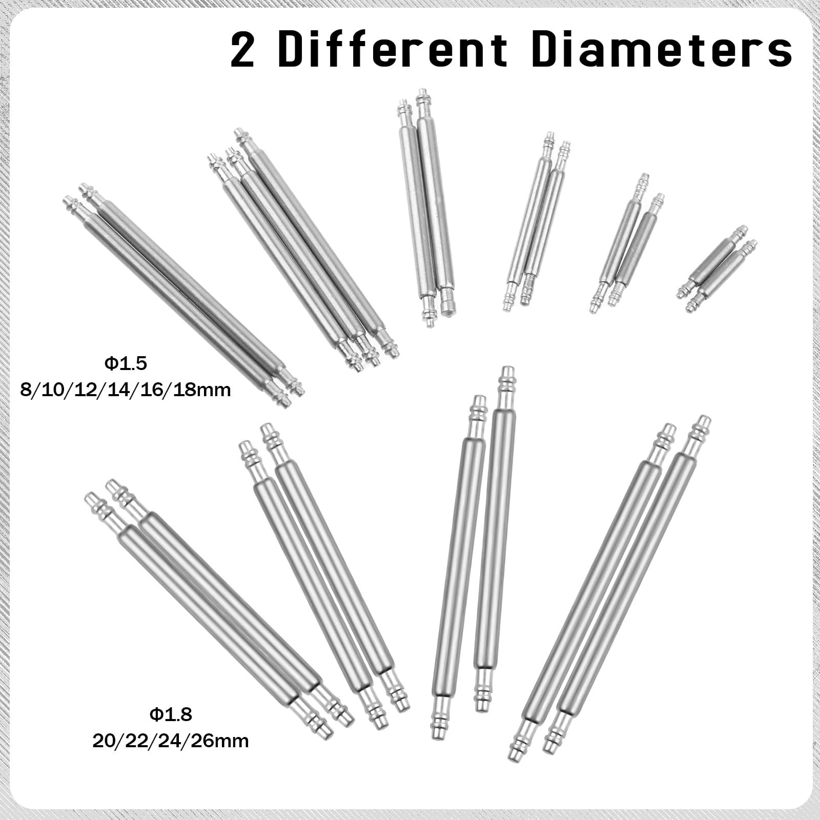 41 PCS Watch Pins Replacement Kit with Spring Bar Tool, Watch Band Pins with …