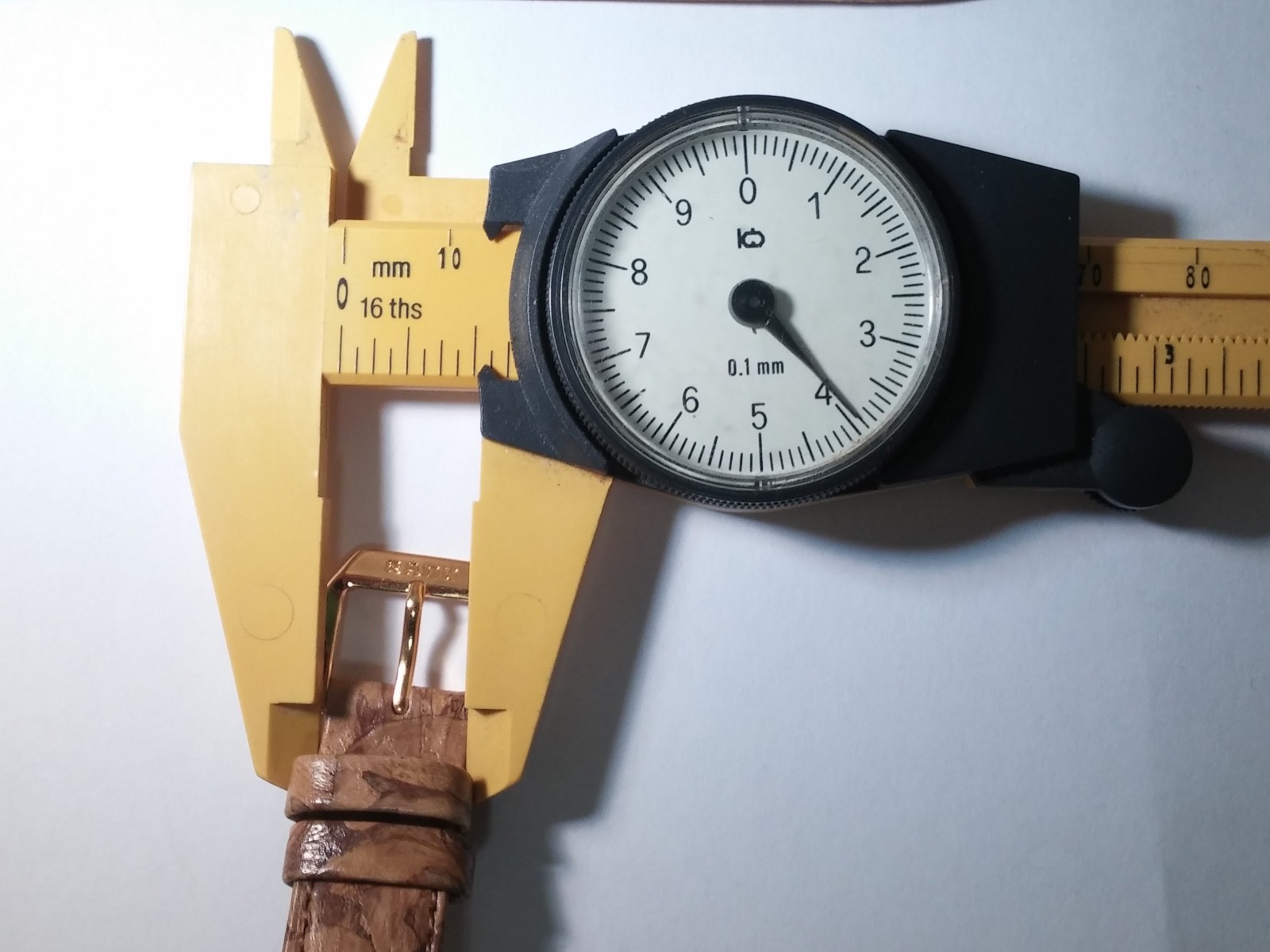 Rado band/strap and buckle, BROWN/CAMOUFLAGE, 17/14mm Made in Austria, genuine l