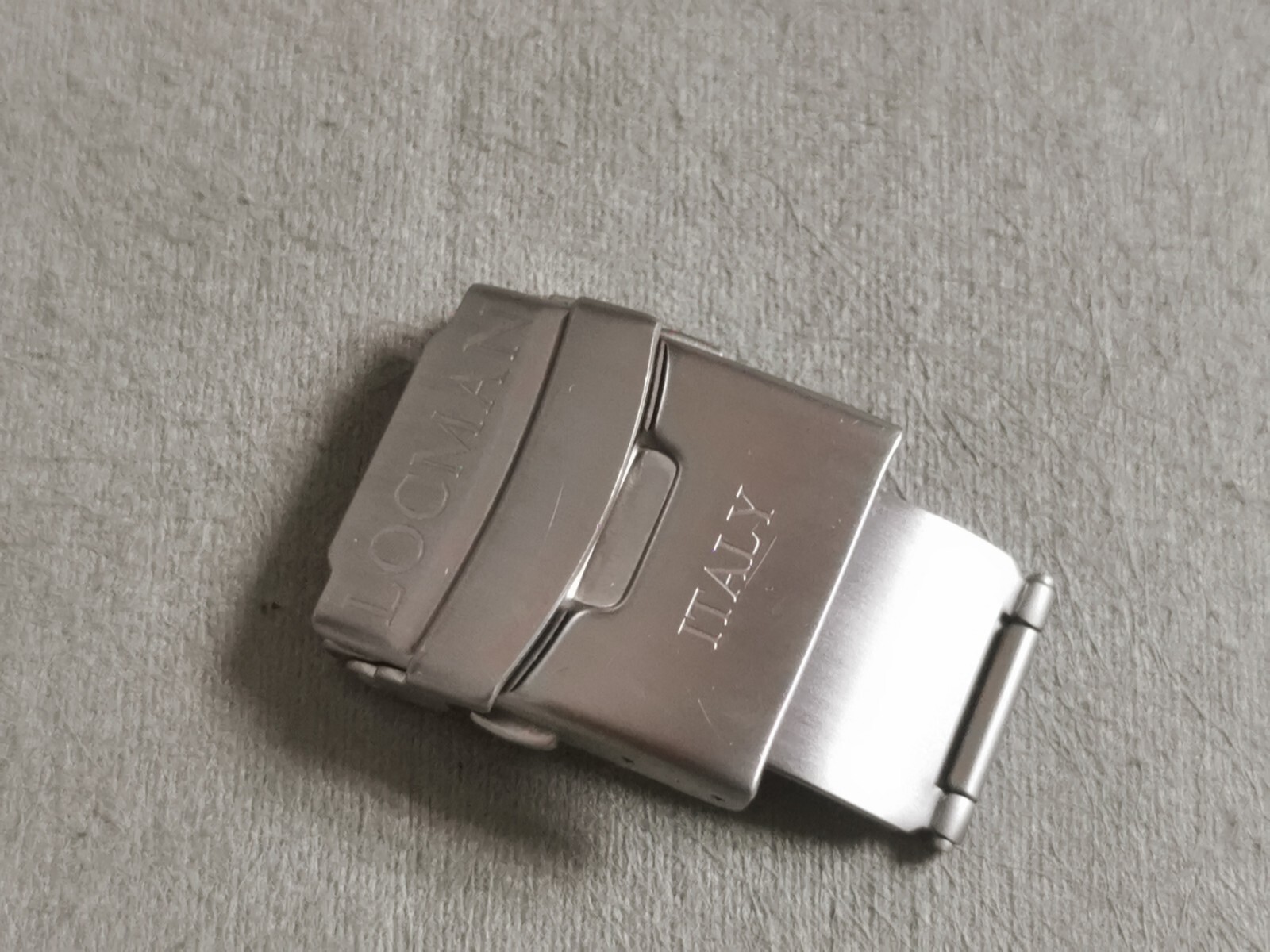 Locman vintage stainless steel deployant deplo buckle mm 24 newoldstock