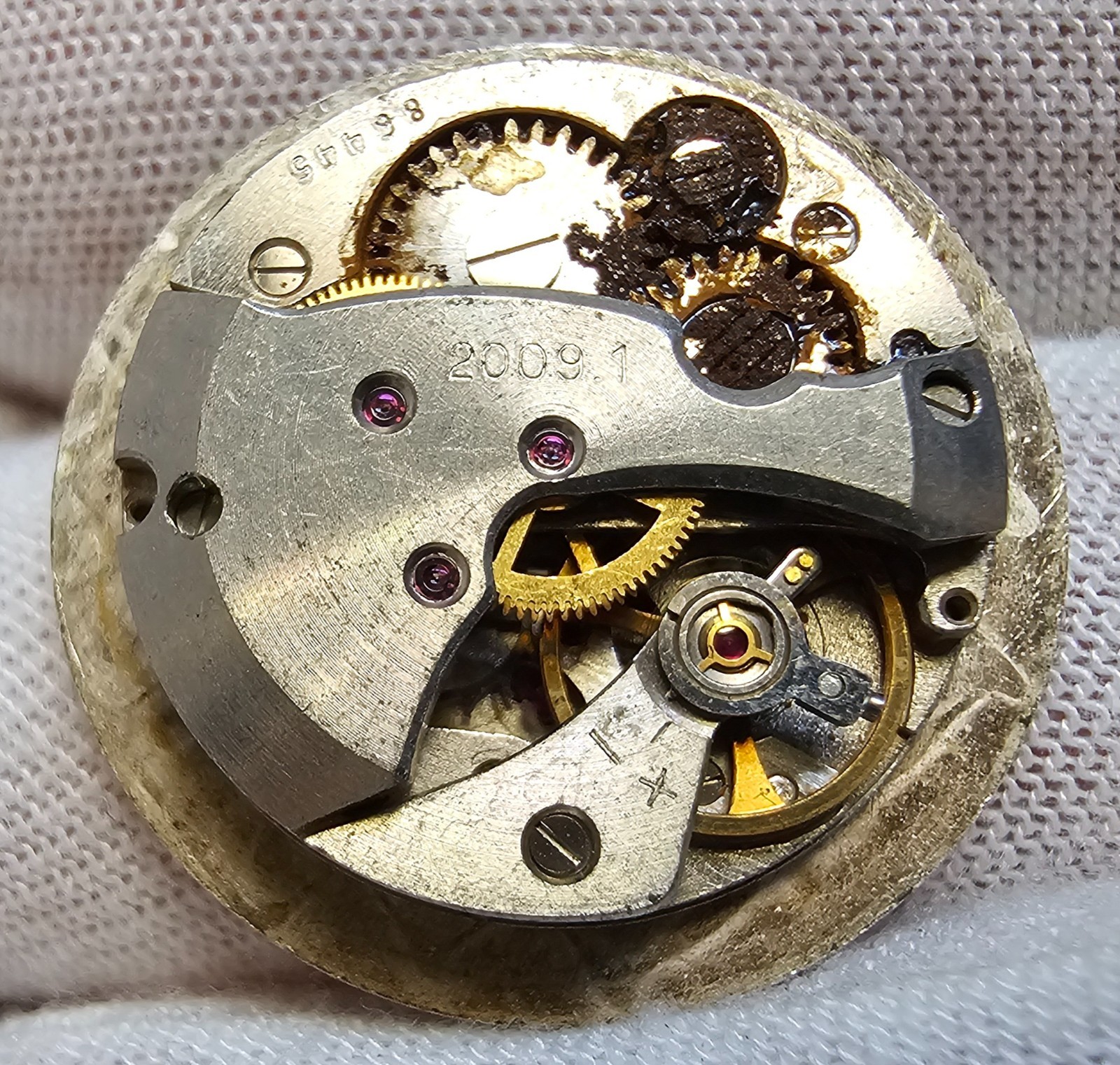 Vintage Soviet Mechananical Watch Movement Zarya USSR Watch Mechanism 2 pcs