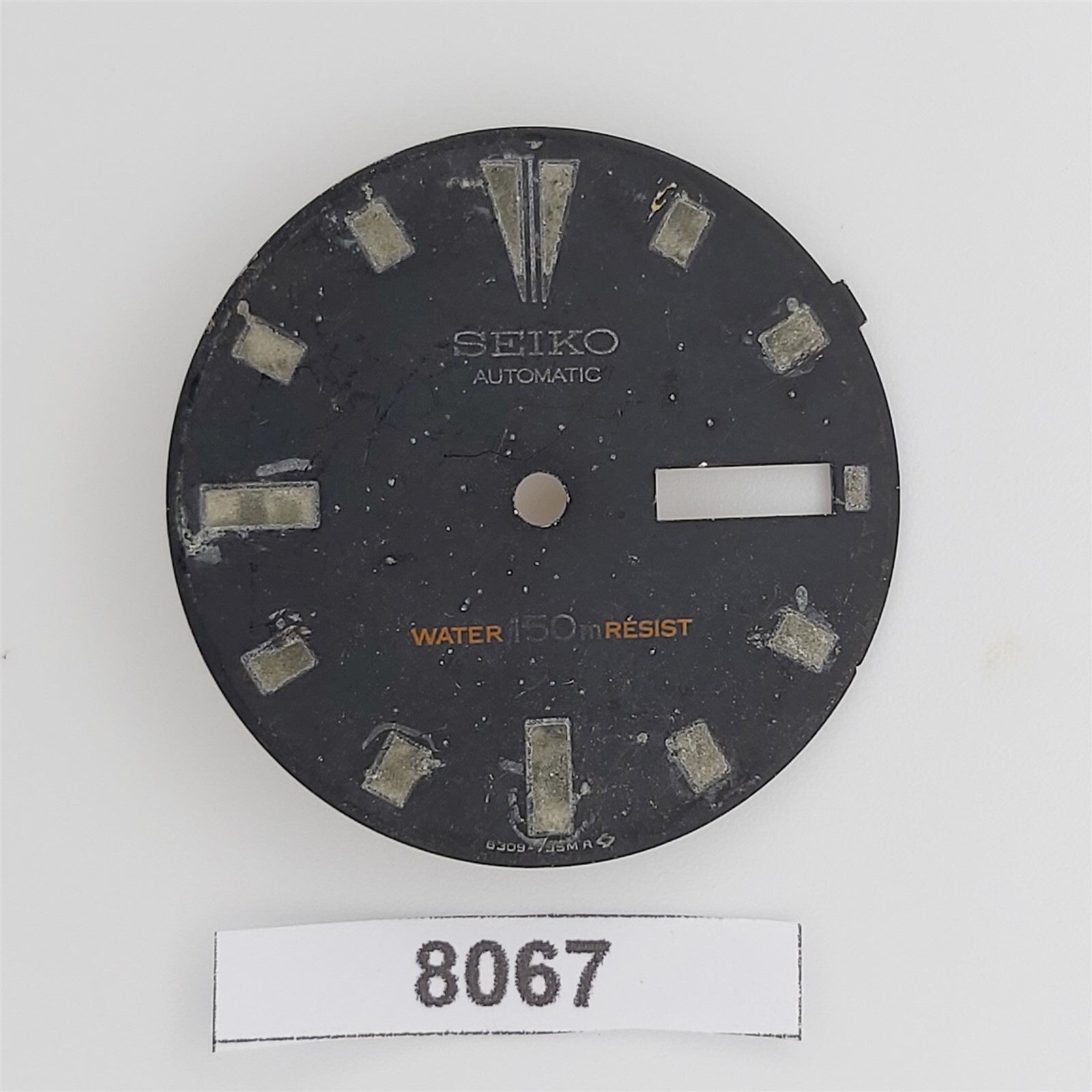 USED VINTAGE SEIKO DIAL FOR 6309 7290 DIVE WATCH BVT08067