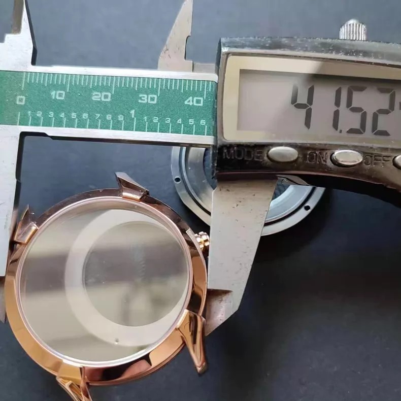 FoR DIY41mm Watch Steel Case kit For 2824 2130 2892 Movement