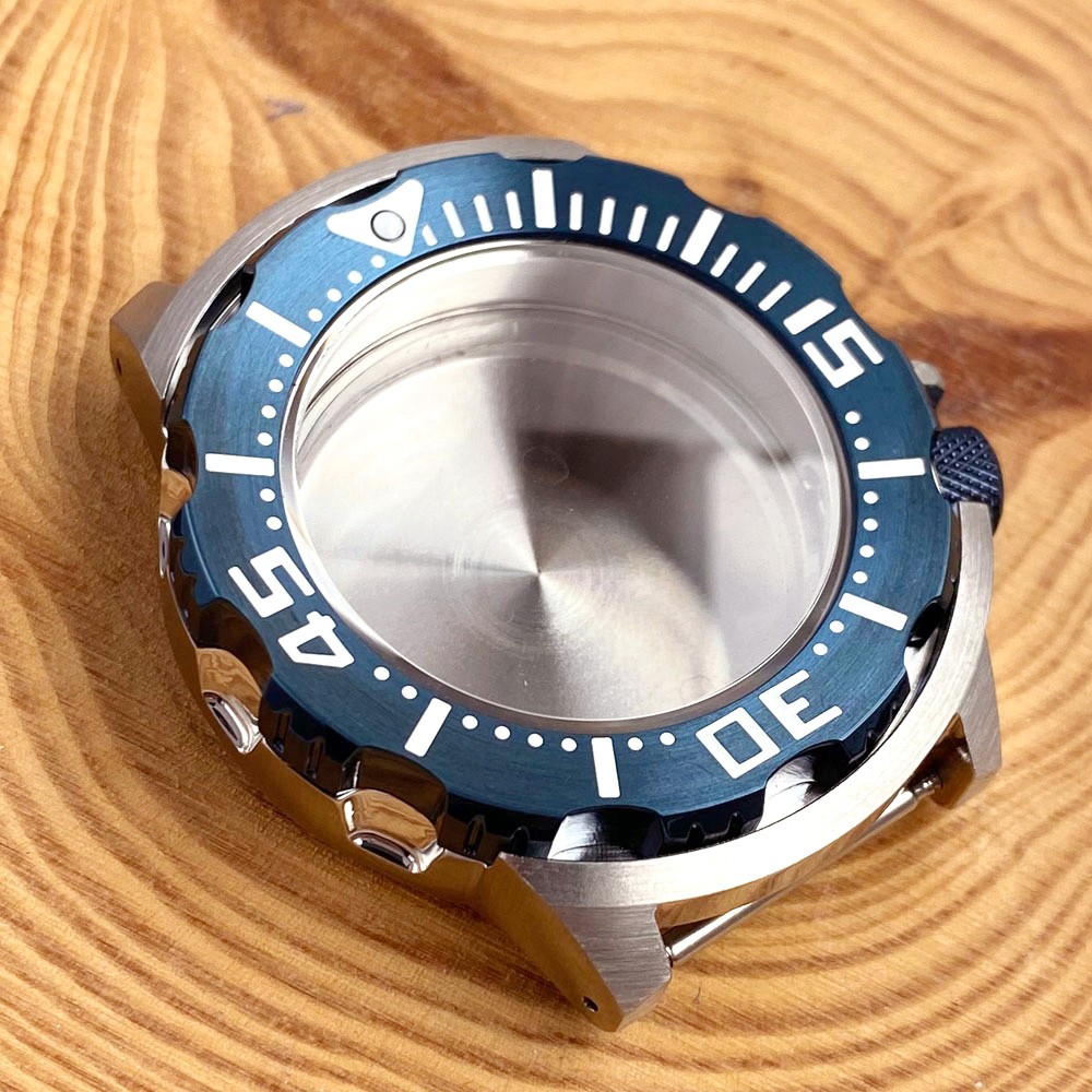 20ATM Dive Monster Watch Case 42mm Steel Bracelet Sapphire Crystal Fit NH35 NH36