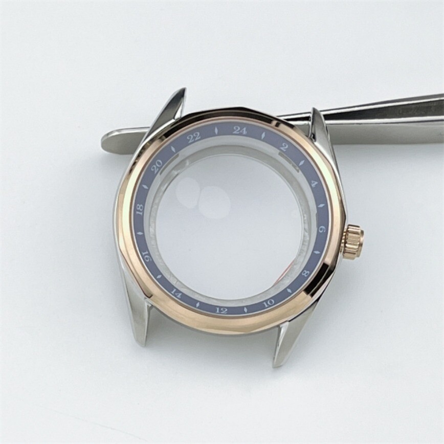 39mm NH35 Case 316L Steel Sapphire Glass Fit NH35/36/4R35/4R36 Movements