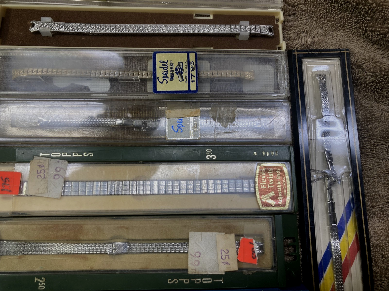 10 Vintage NOS Wrist Watch Bands