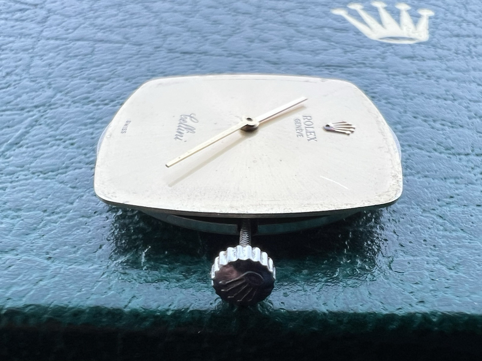 Authentic Vintage ROLEX Cellini 19J 1600 Wrist Watch Movement Runs – OC#1122