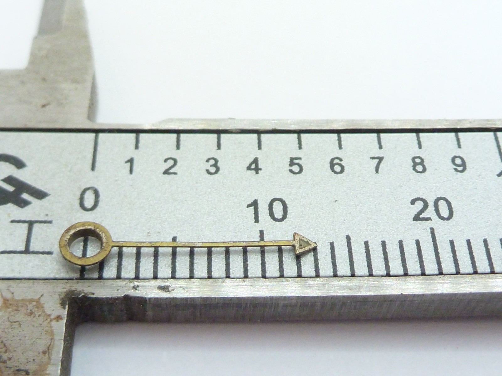 Genuine Rolex GMT Master Ref. 6542 small 24 hours vintage gold tritium 13mm