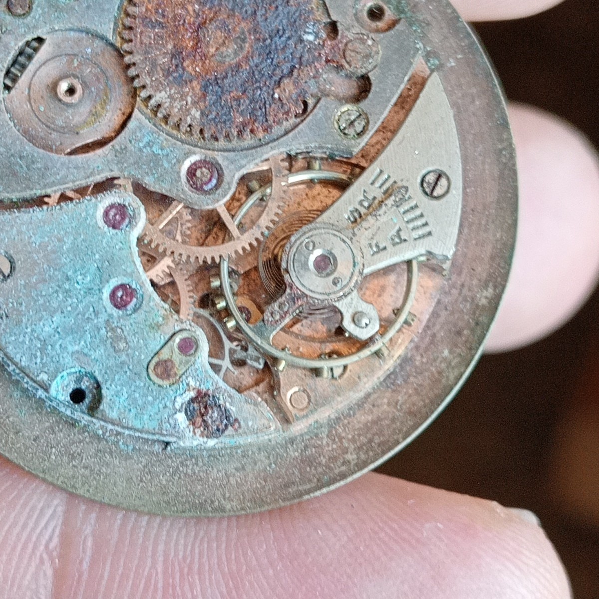 Lanco 1222 Mod. 11 Watch Movement parts. Vintage For Spare Part Bil. OK