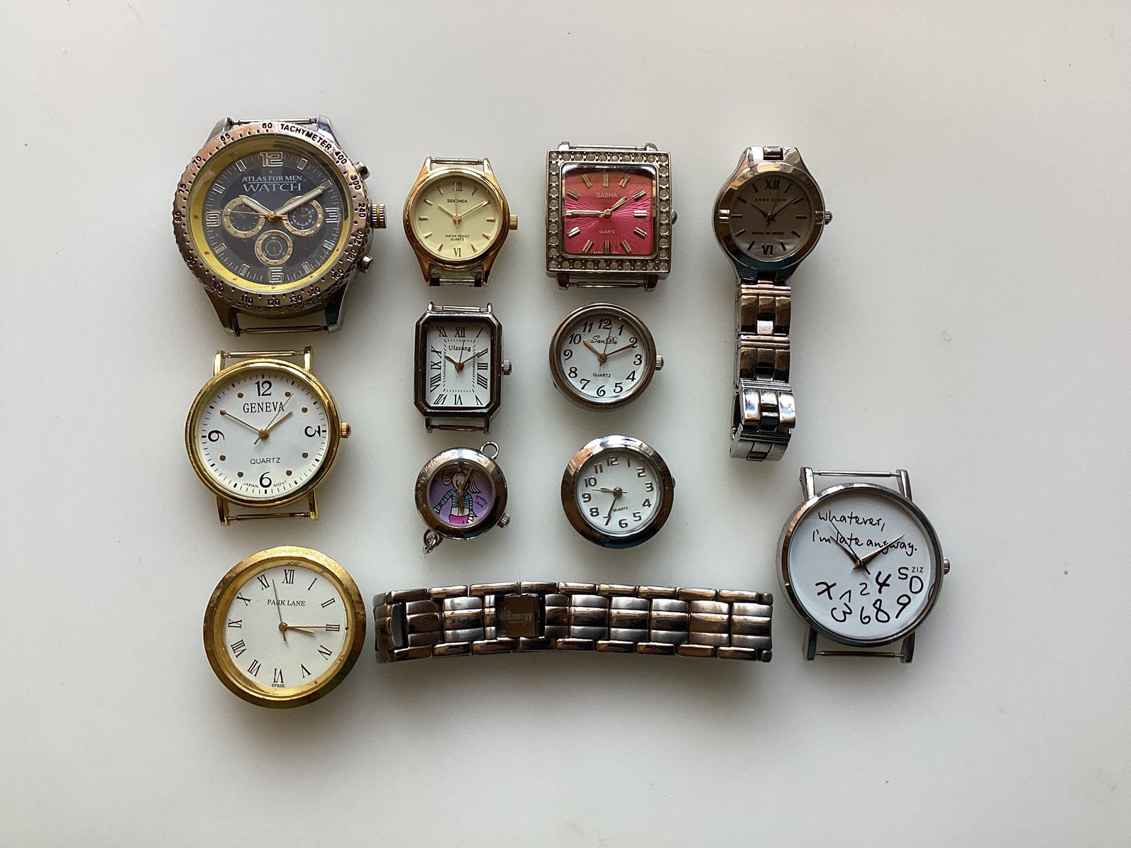 CLEARANCE LOT OF WATCHES, STRAPS etc …. SOLD FOR SPARES, REPAIR etc
