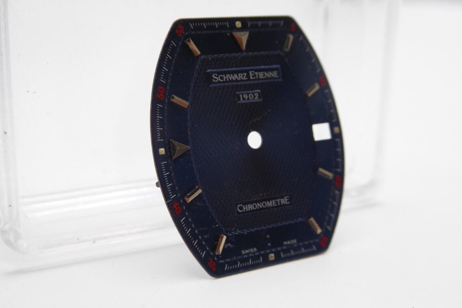 Schwarz Etienne Villeroy 1902 Chronometre, dial