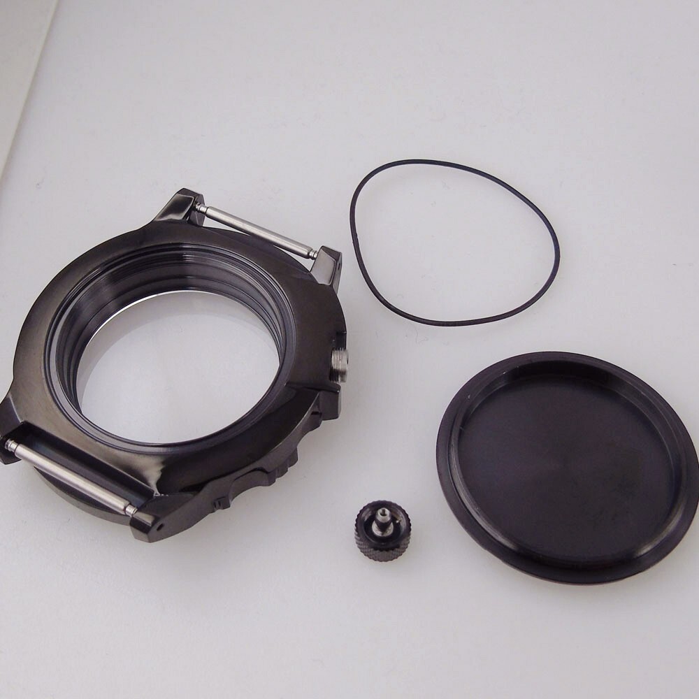 42mm Tandorio 200M Monster Watch Case Fit NH35A NH36A Sapphire Grass 3.8 o’clock