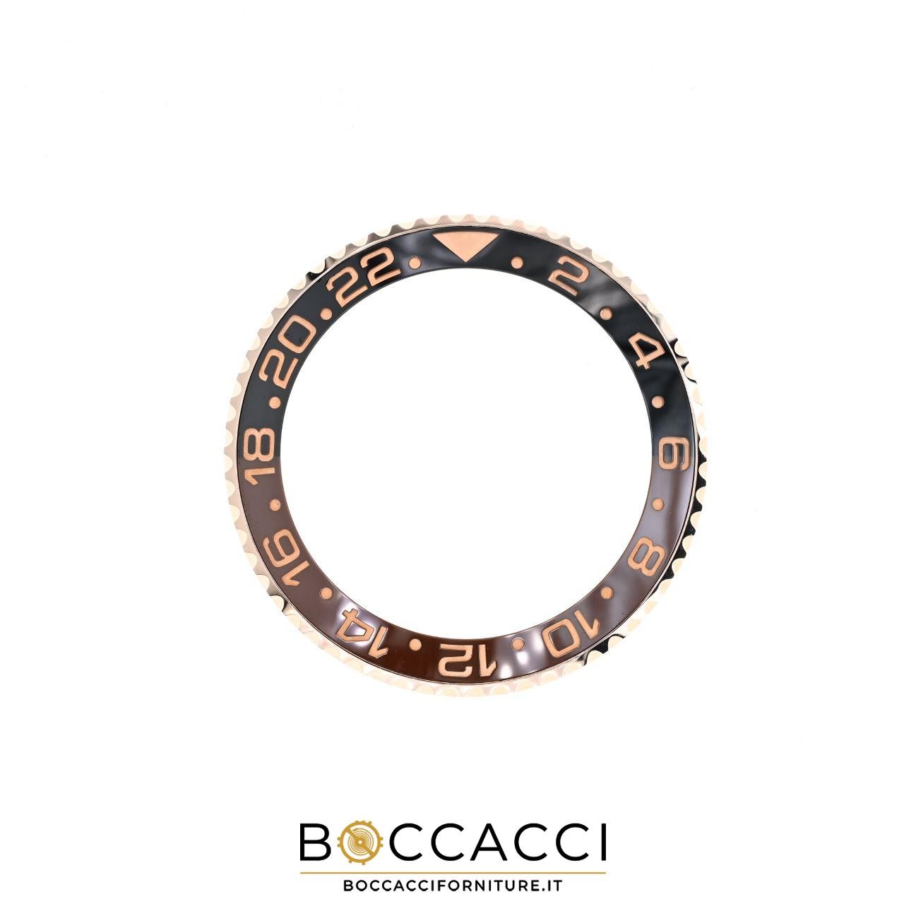 ROLEX Complete Rose Gold Bezel for Gmt-Master 2 Rootbeer 126715 (New) (EXCELL…