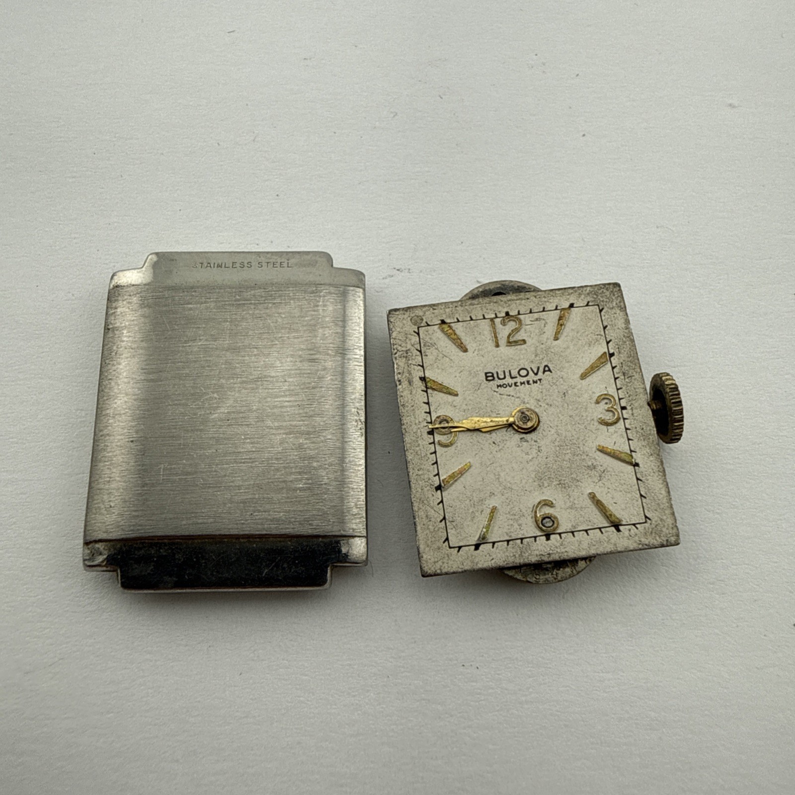Vintage Bulova Manual Wind 17J 6W Wrist Watch Movement – Good Balance Wheel