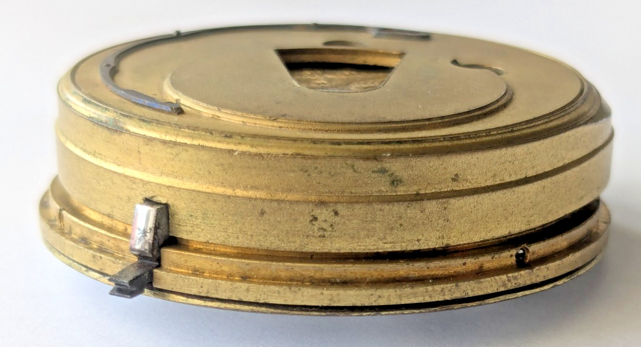 Antique F. Green Coalville English Pocket Watch Movement RUNNING Dial 44.6mm 11