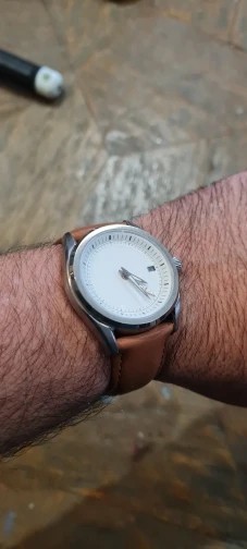 28.5mm Watch Dial Black White Gold Glossy Matte Second Scale For NH34 Movement