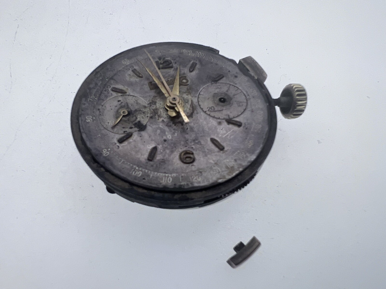 EBERHARD Calib. 14000 Complete and Working Movement To Overhaul Buttons