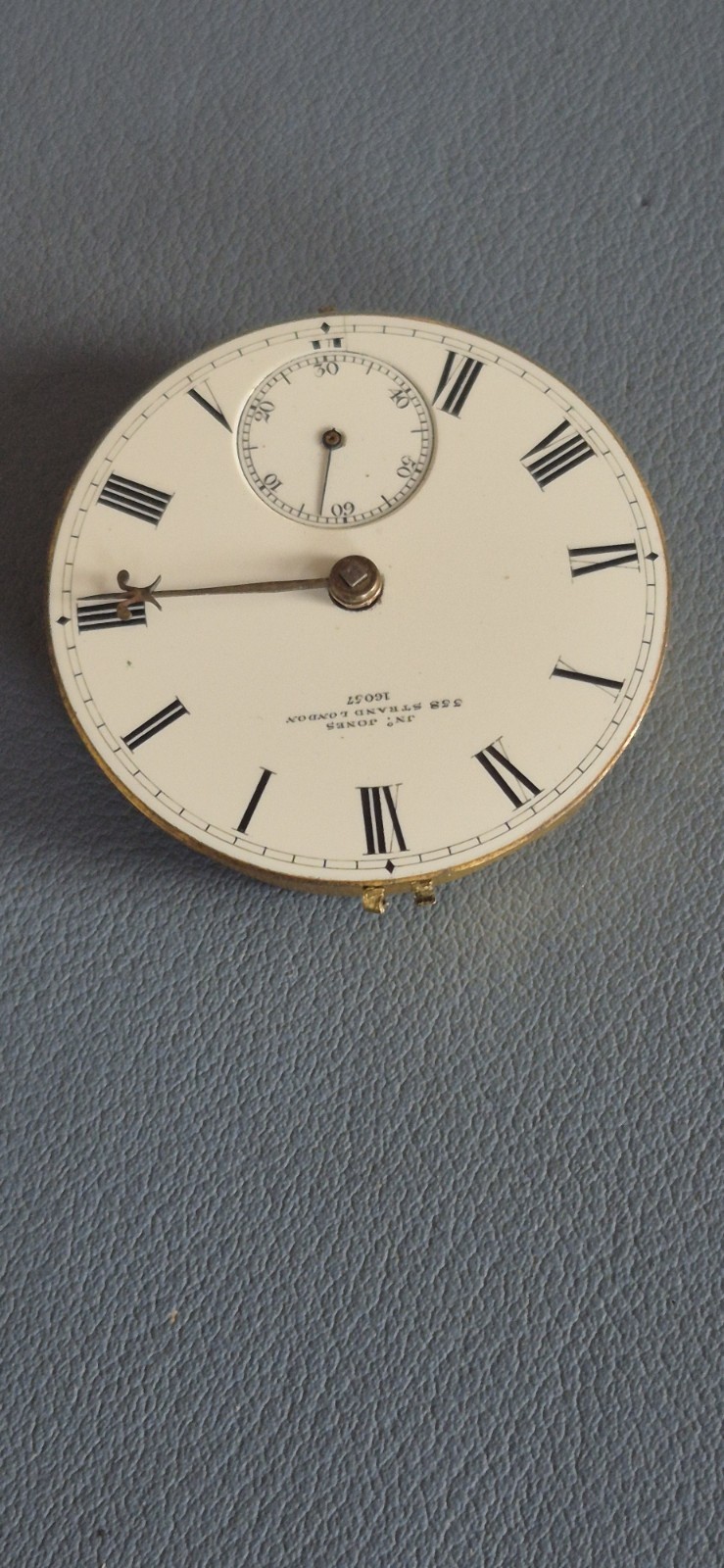jn jones pocket watch Movement 338 Strand London 16057 Working
