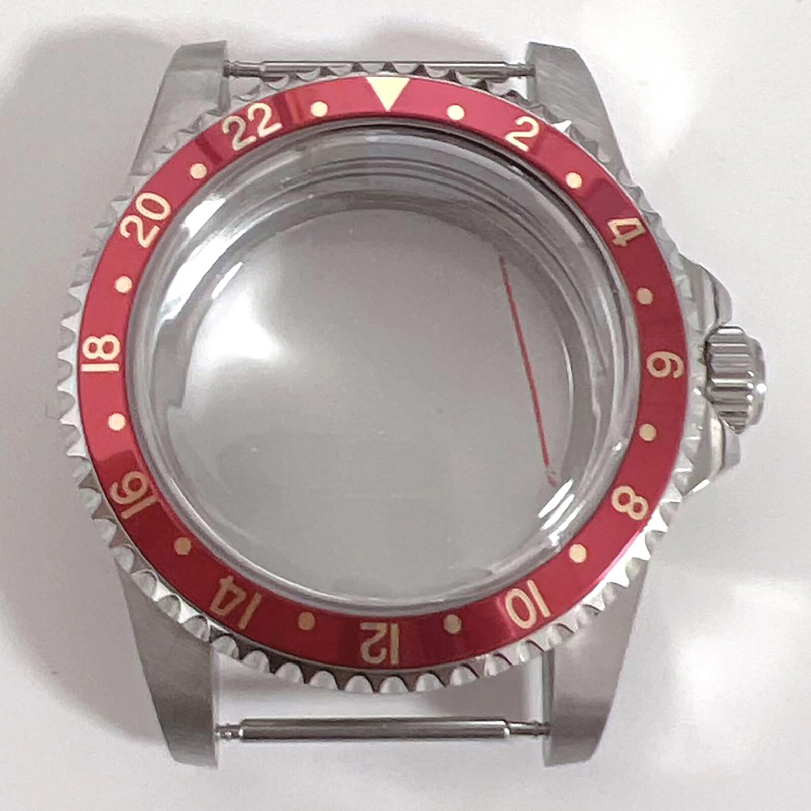 39.5MM Retro Watch Case Steel Acrylic Glass Case for NH35 NH36 Watch Movement