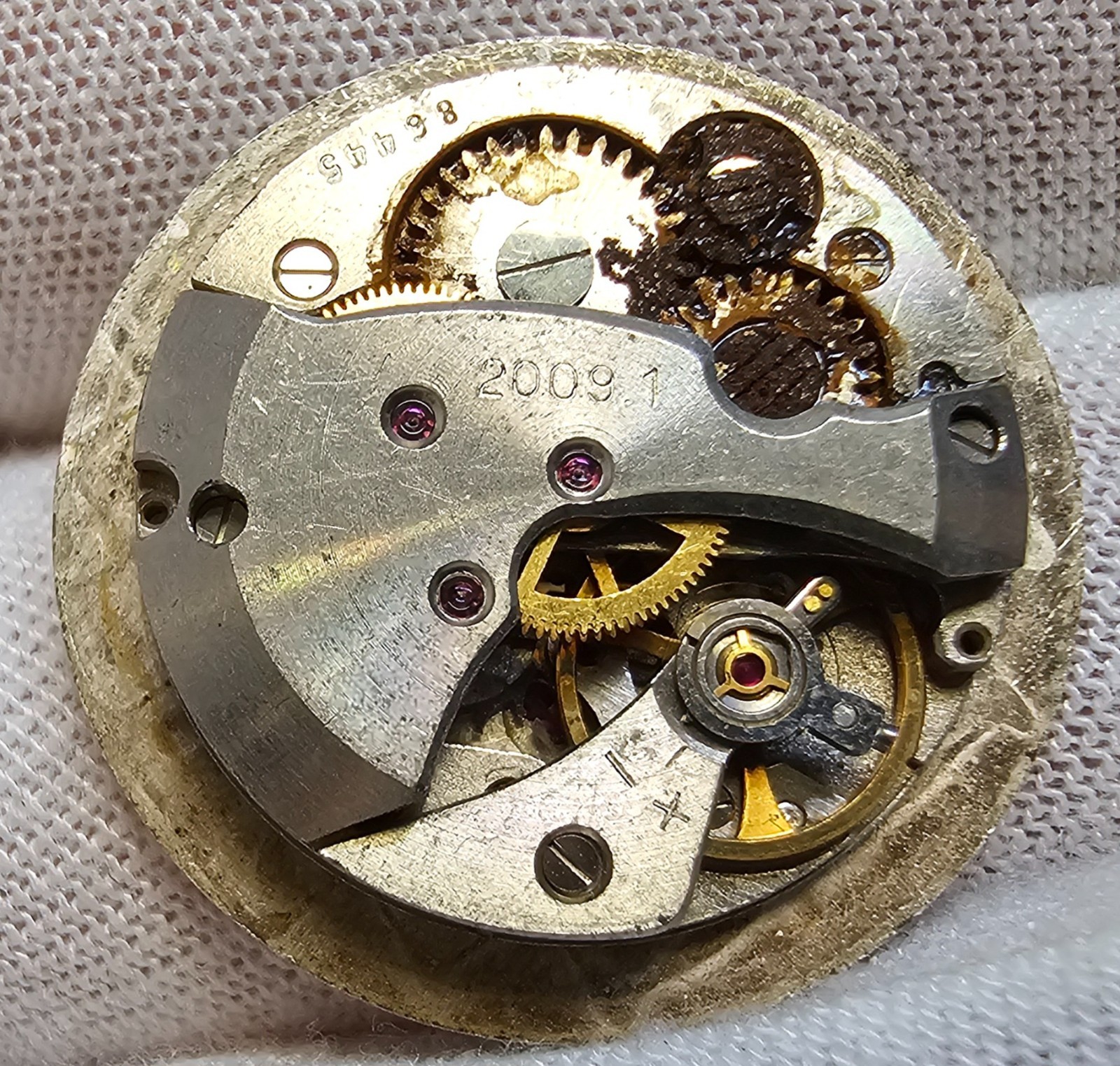 Vintage Soviet Mechananical Watch Movement Zarya USSR Watch Mechanism 2 pcs