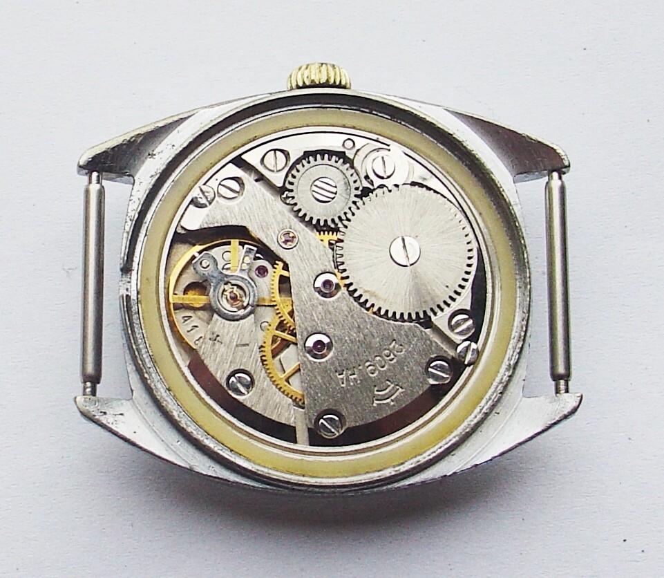 Rare Vintage Raketa Russian Soviet watch mov 2609.HA White Dial USSR SERVICED